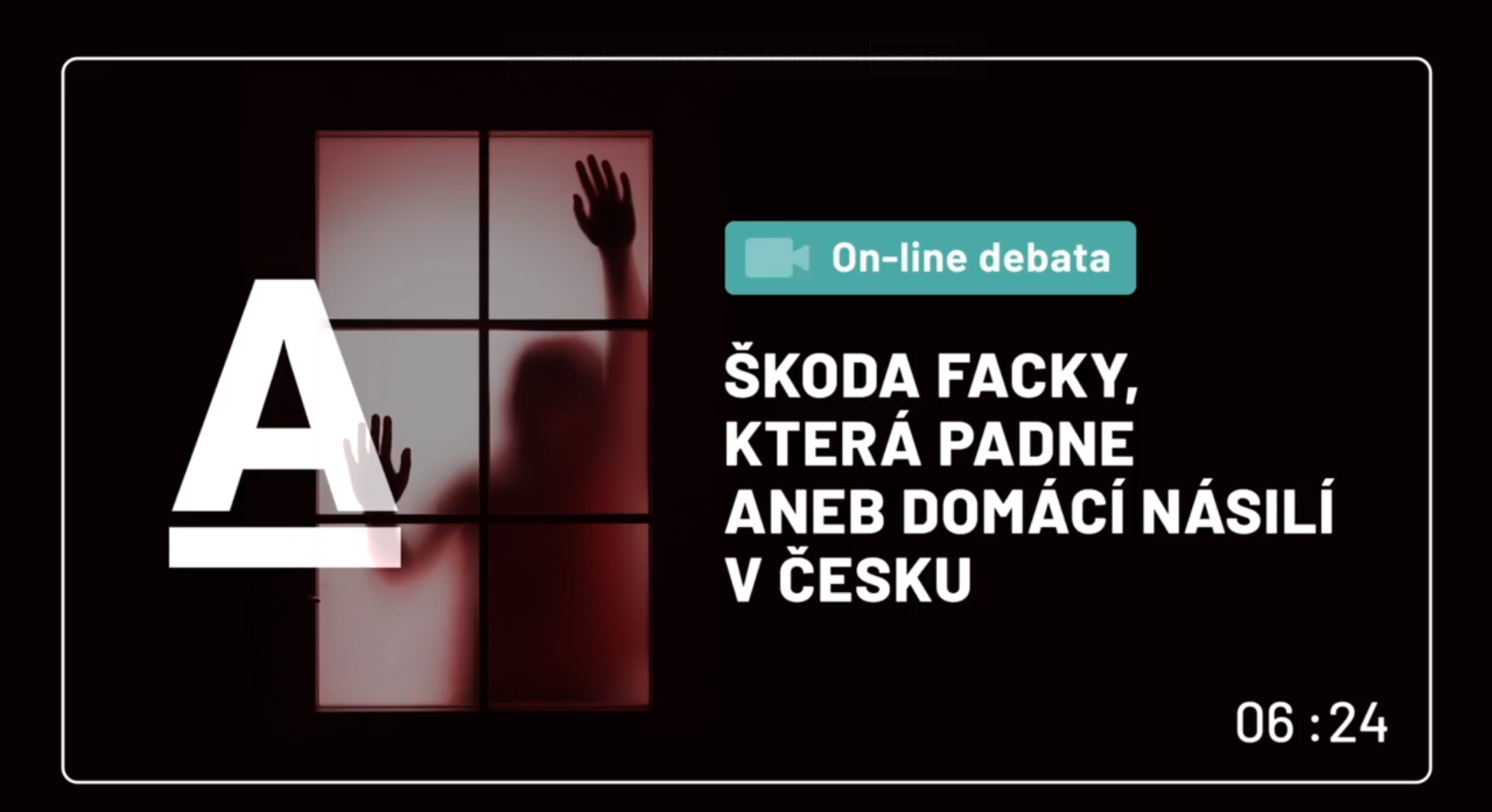 On-line debata Aktuálně.cz: Škoda facky, která padne aneb domácí násilí v Česku